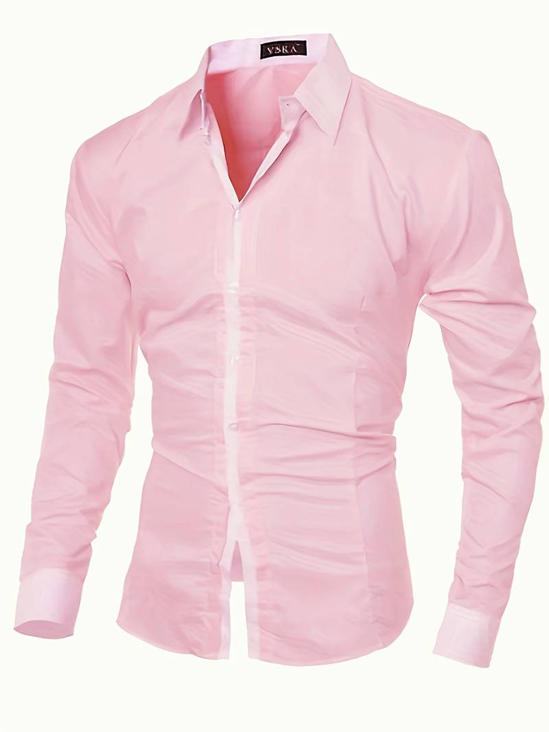 Lolita® | Casual Button-Up Contrast Shirt For Men