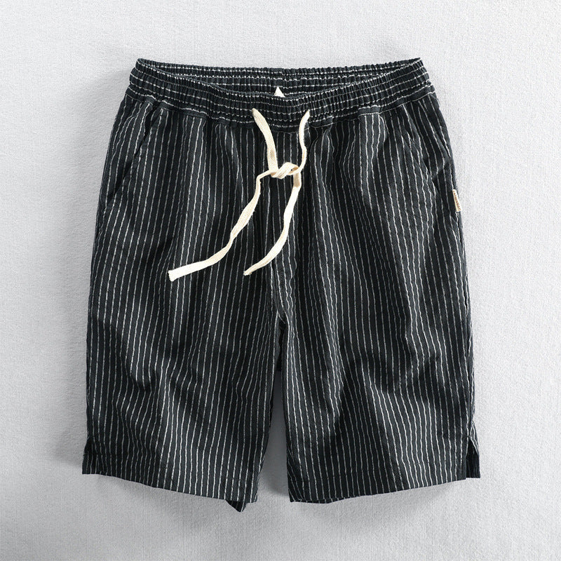 Jesualdo® | Linen Pinstripe Shorts