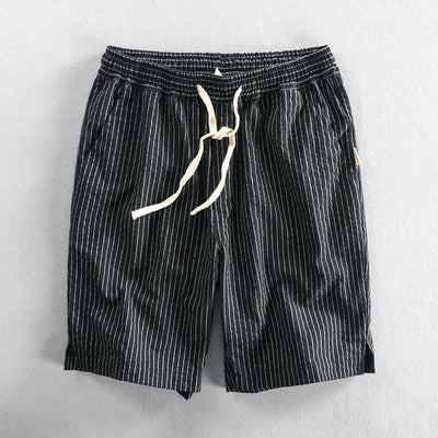 Jesualdo® | Linen Pinstripe Shorts