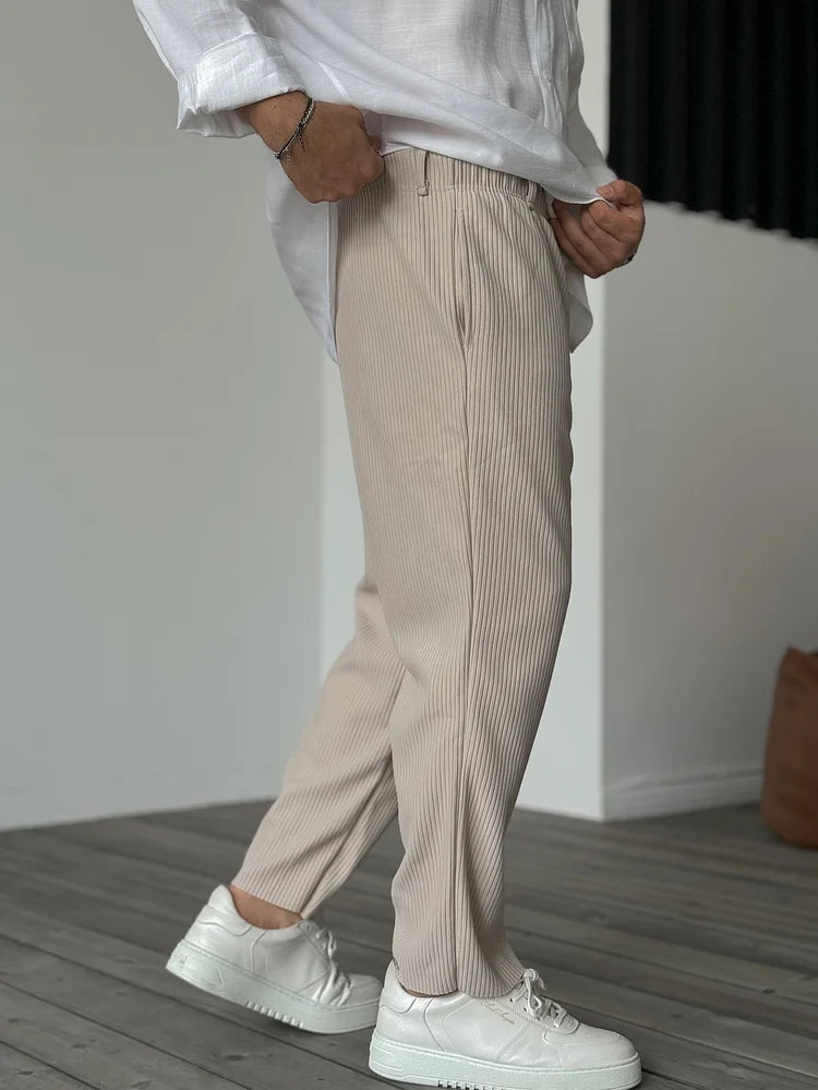 Garay | Men's relaxed fit ribbed knit trousers