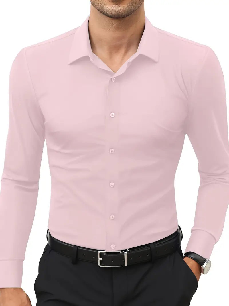 Máximo® | Long-Sleeved Shirt With Button Placket For Men