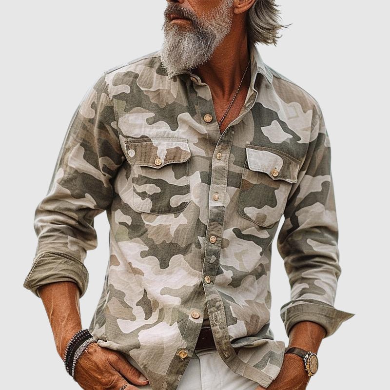 Amparo® | Charles Harrington Nomad Camouflage Shirt