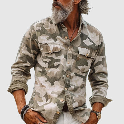 Amparo® | Charles Harrington Nomad Camouflage Shirt