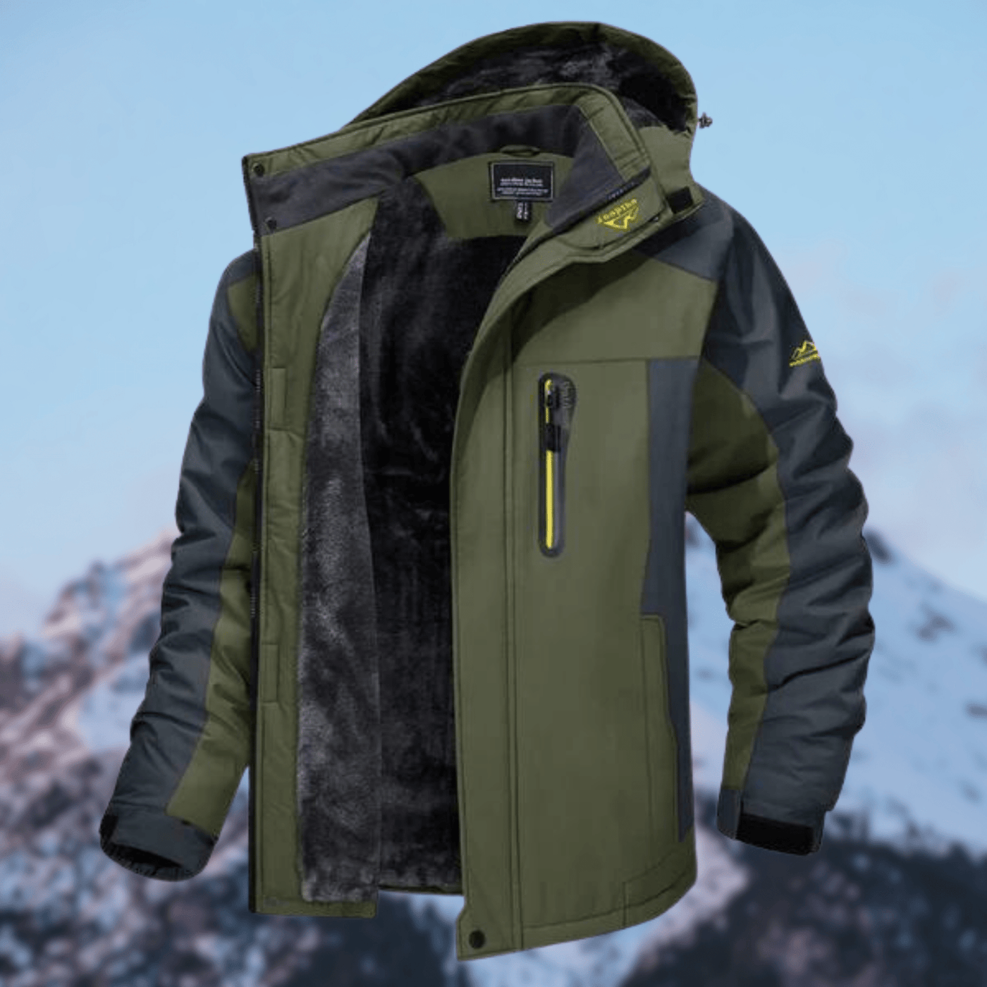 Chano | High-quality water-repellent winter jacket with hood