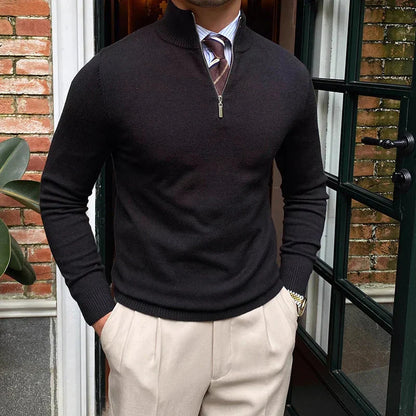 Jerónimo® | Zipper Stand Collar Sweater