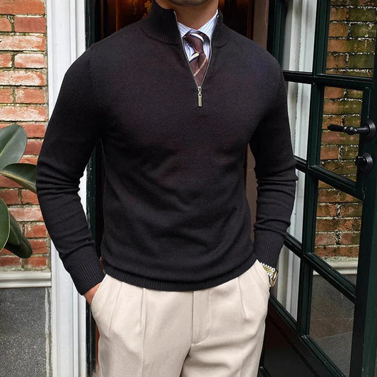 Jerónimo® | Zipper Stand Collar Sweater