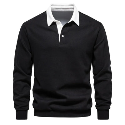 Hortensio® | Polo Neck Light Sweatshirt