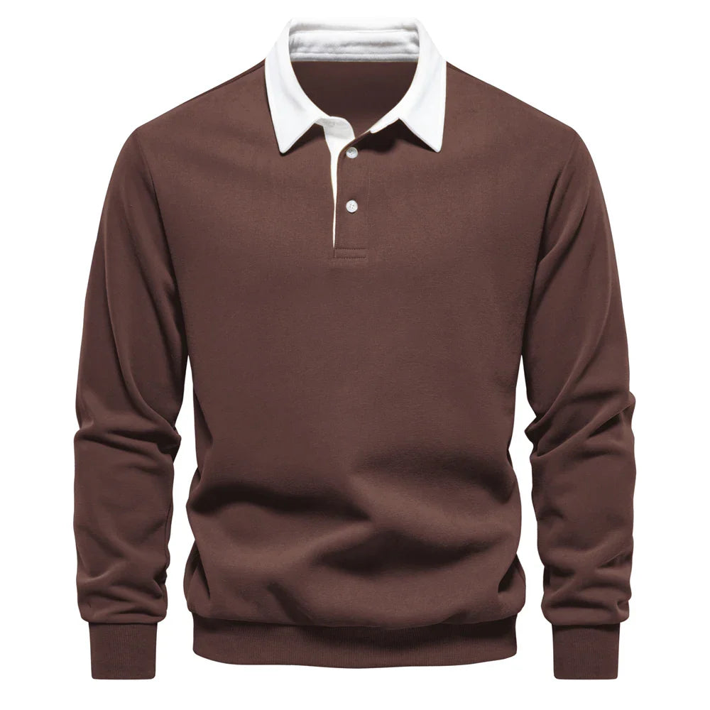 Hortensio® | Polo Neck Light Sweatshirt