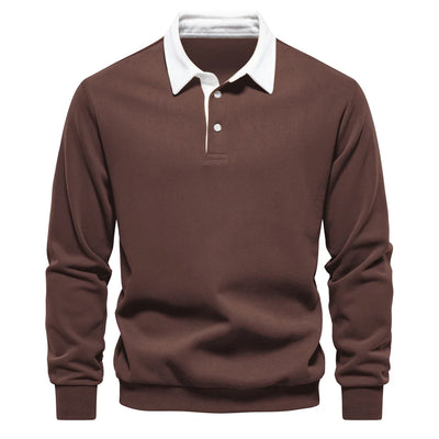 Hortensio® | Polo Neck Light Sweatshirt