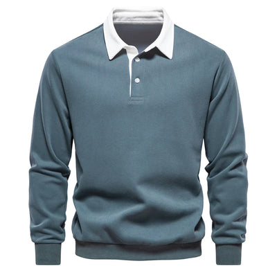 Hortensio® | Polo Neck Light Sweatshirt