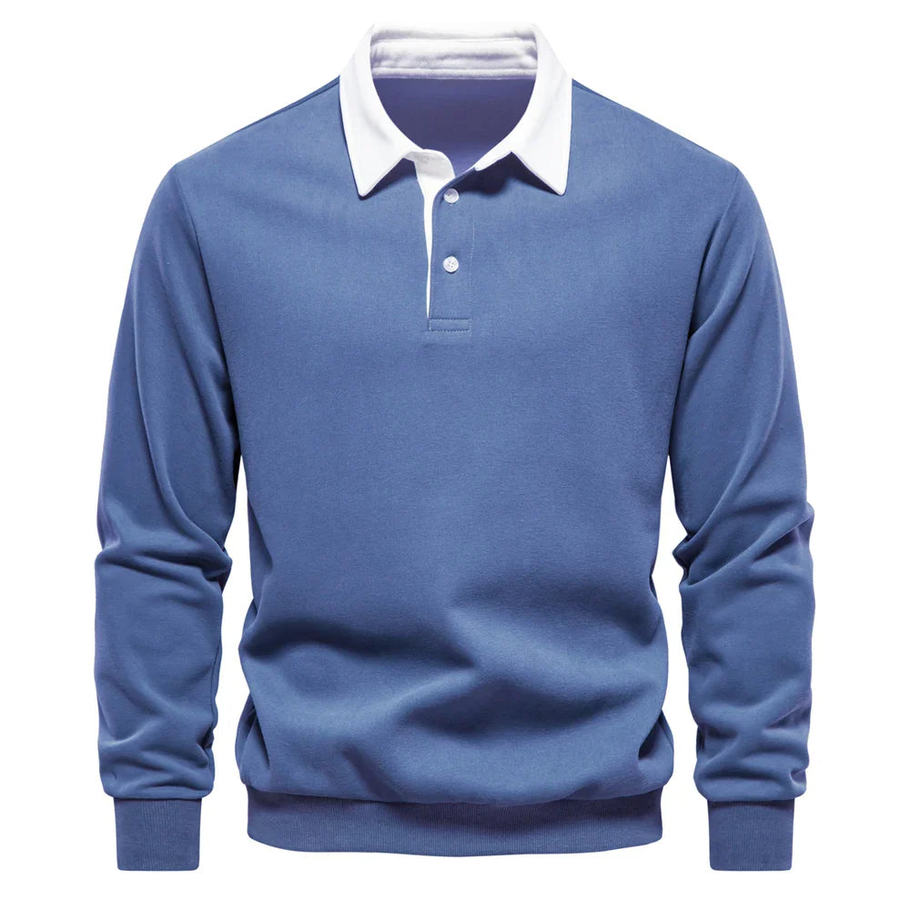 Hortensio® | Polo Neck Light Sweatshirt