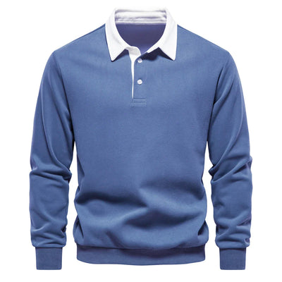 Hortensio® | Polo Neck Light Sweatshirt