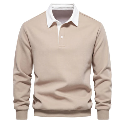 Hortensio® | Polo Neck Light Sweatshirt