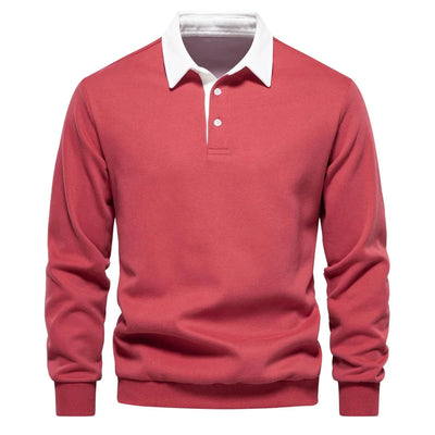 Hortensio® | Polo Neck Light Sweatshirt