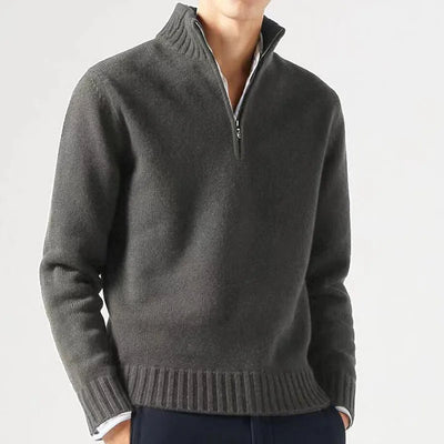 Ludovico® | Quarter Zip Turtleneck Sweater