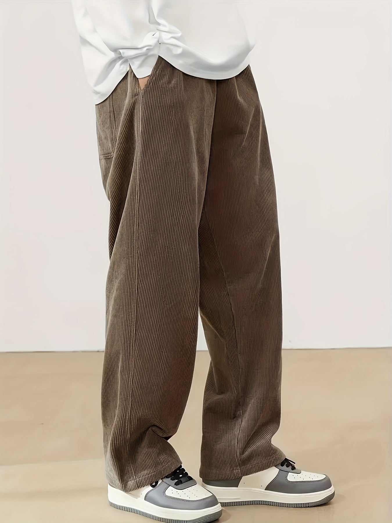 Néstor® | The Trendy Baggy Corduroy Pants