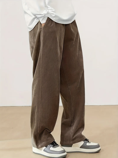 Néstor® | The Trendy Baggy Corduroy Pants