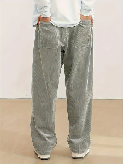 Néstor® | The Trendy Baggy Corduroy Pants