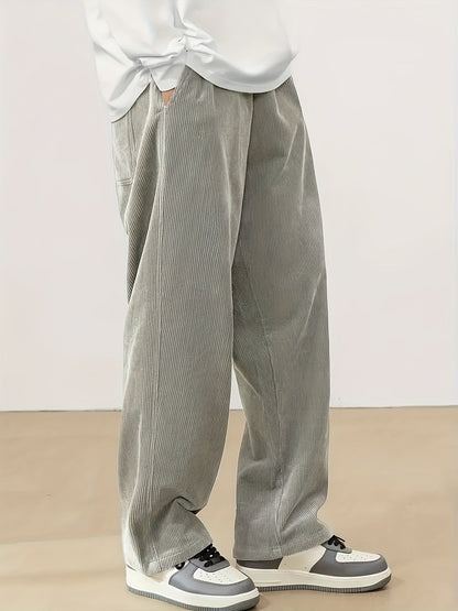 Néstor® | The Trendy Baggy Corduroy Pants