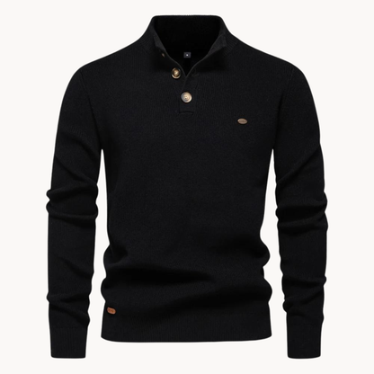 Pedro Armengol® | Button Mockneck Sweater