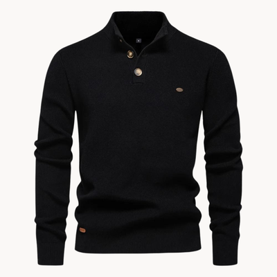Pedro Armengol® | Button Mockneck Sweater
