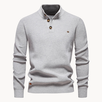 Pedro Armengol® | Button Mockneck Sweater