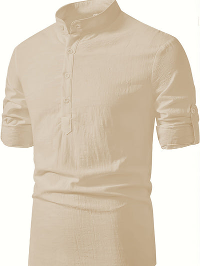 Judas® | Linen Henley Shirt