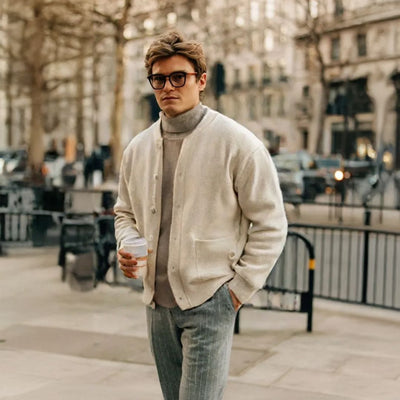 Kamran® | Modern Button-Up Cardigan