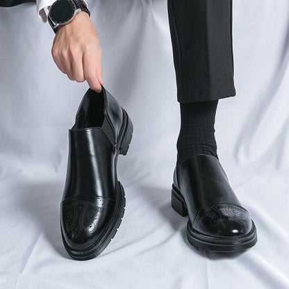 Juliano® | Leather Brogue Loafers
