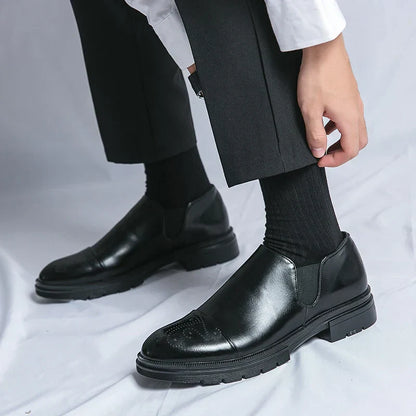 Juliano® | Leather Brogue Loafers