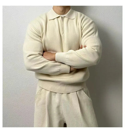 Liborio® | Long Sleeve Zip Sweater