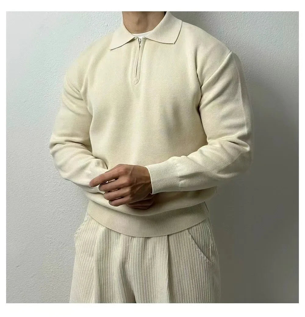 Liborio® | Long Sleeve Zip Sweater