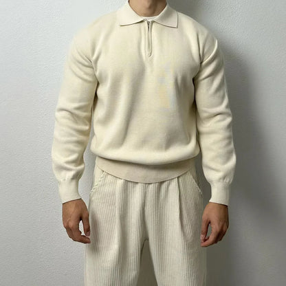 Liborio® | Long Sleeve Zip Sweater