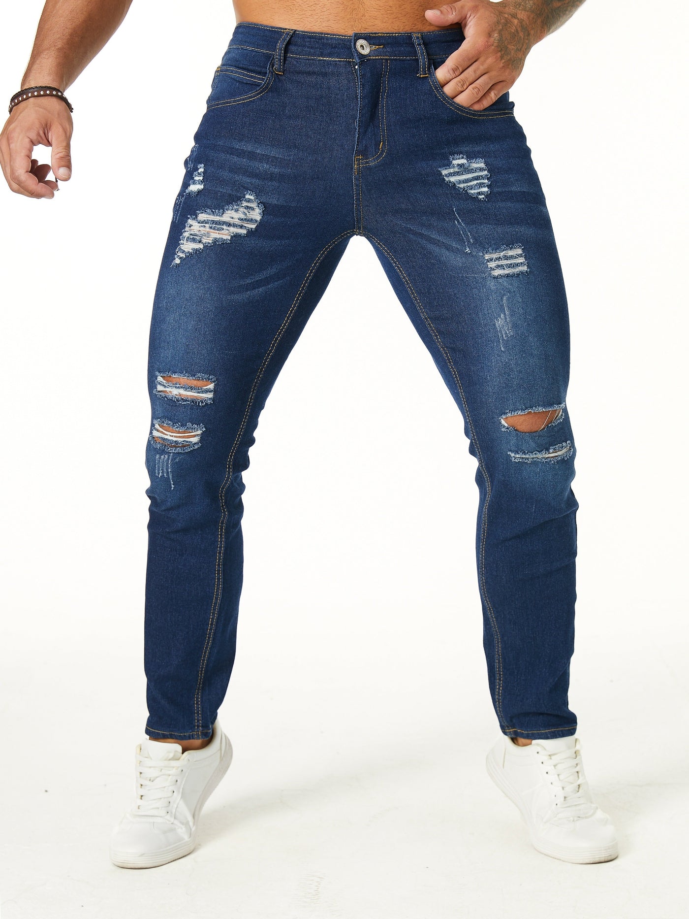 Olegario® | Stylish Ripped Jeans