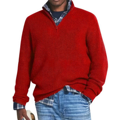 Samuel® | Essential Zip Collar Sweater