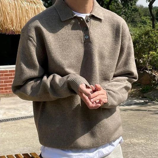 Lucano® | Buttoned Collar Sweater