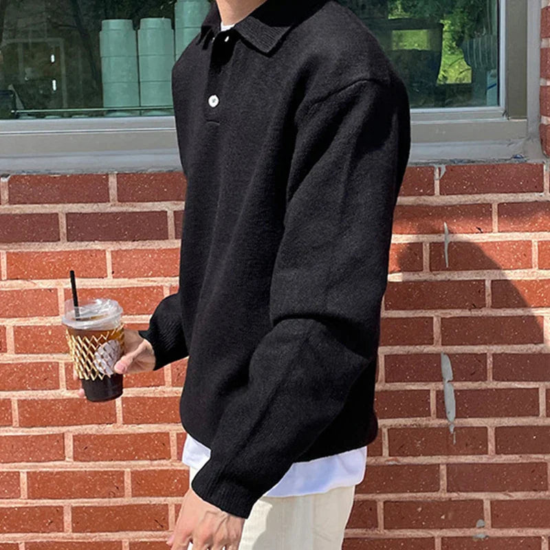 Lucano® | Buttoned Collar Sweater