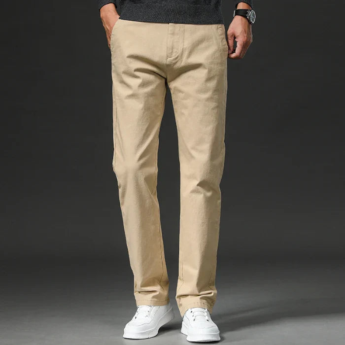 Laurent® | Straight Fit Cotton Stretch Chino