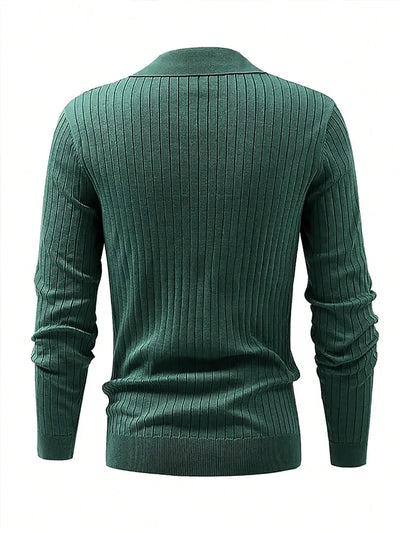 Hermes® | Long Sleeve Ribbed Polo