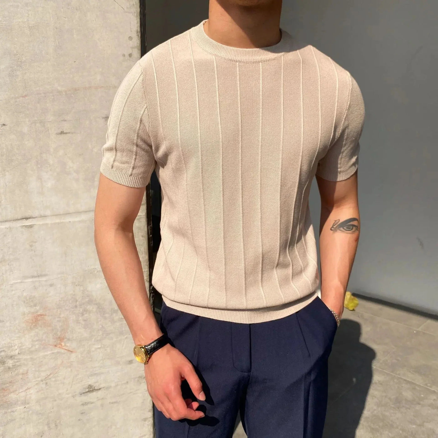 Lazaro® | Knitted T-Shirt
