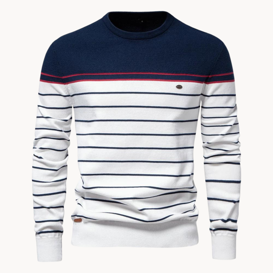 Lindel® | Striped Cotton Sweater