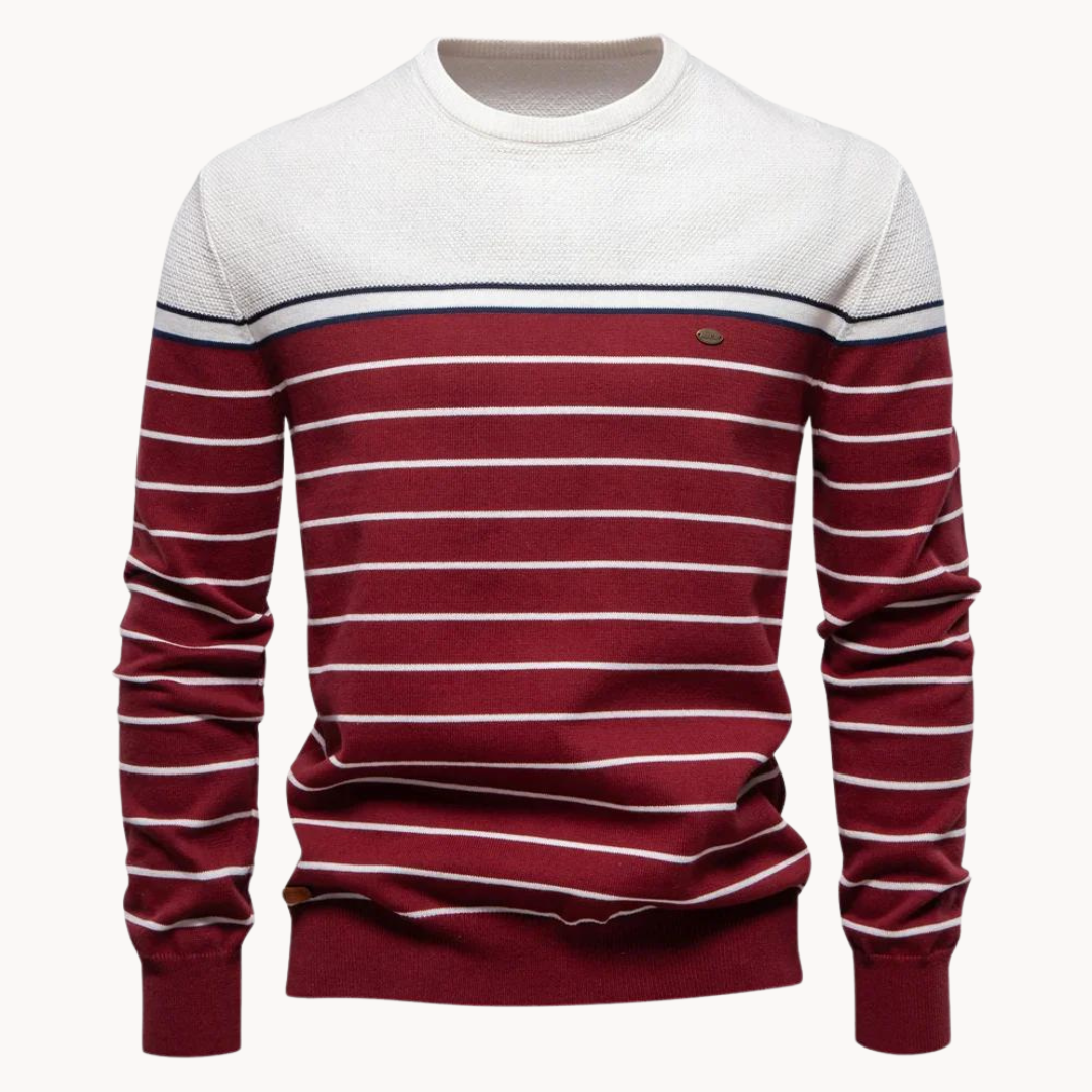 Lindel® | Striped Cotton Sweater