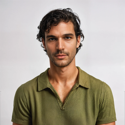 Heladio® | Textured Polo Shirt