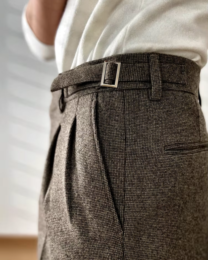 Joel® | Textured Pleated Trousers