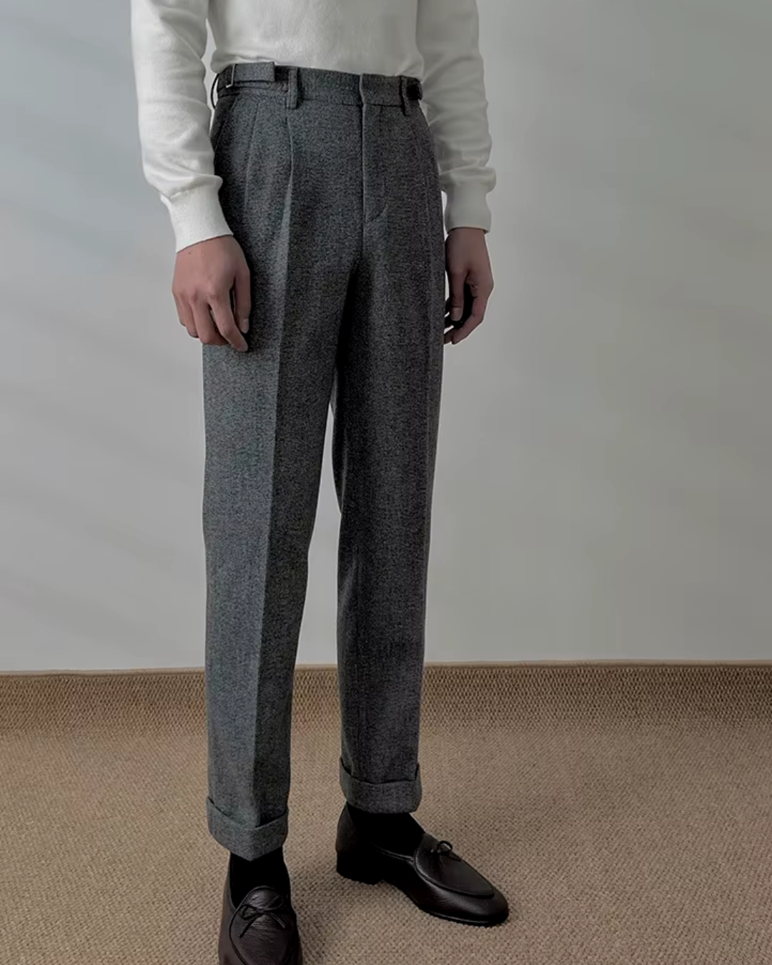 Jeremías® | Textured Pleated Trousers