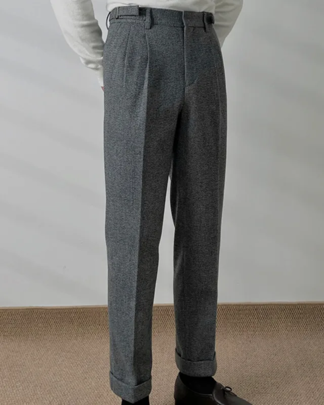 Jeremías® | Textured Pleated Trousers