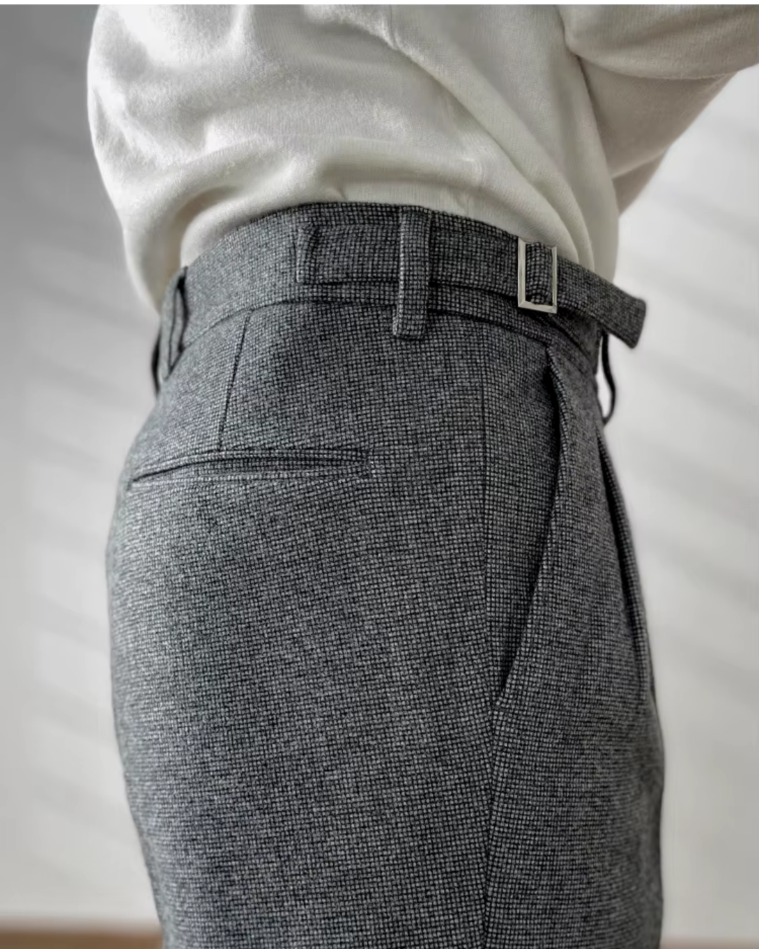 Jeremías® | Textured Pleated Trousers