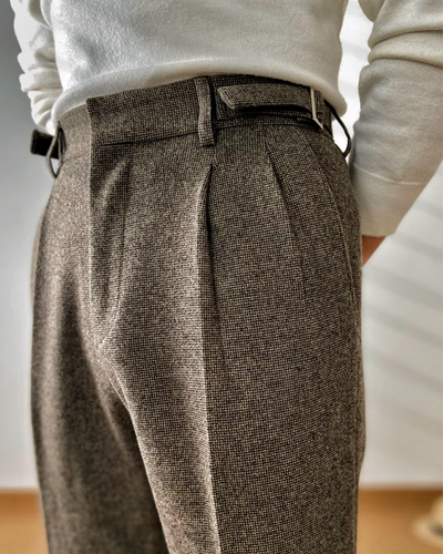 Jeremías® | Textured Pleated Trousers