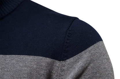 Pelayo® | Striped Quarter Zip Sweater