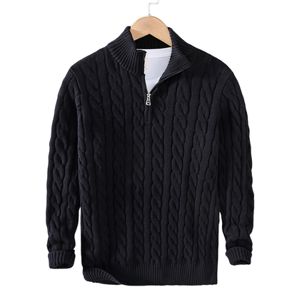 Herberto® | Quarter-Zip Knitted Jumper